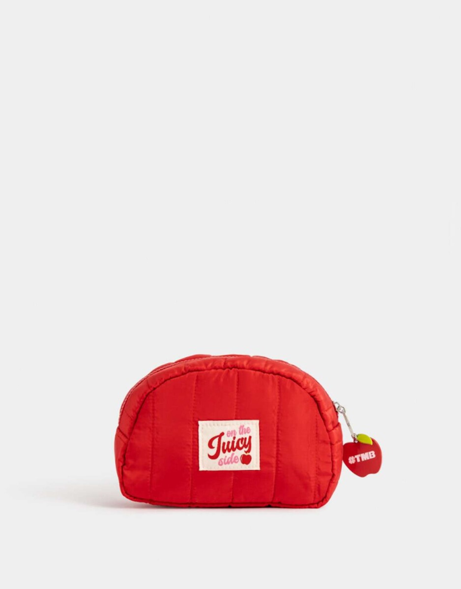 Portaskincare Con Charm On The Juicy Side - Rojo Frutilla 