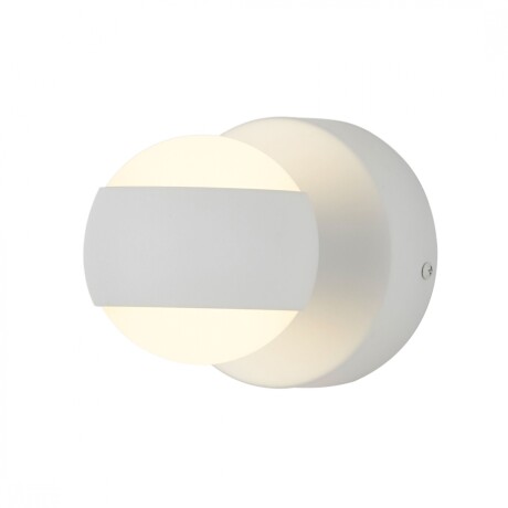 Aplique Led Bidireccional de Pared tipo spot esfera minimalista BLANCO