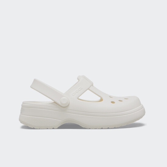 Crocs Classic Clog Mary Jane Niños Blanco