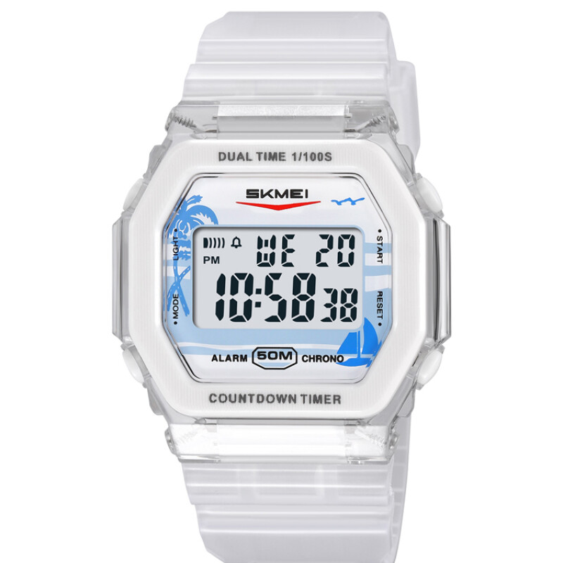 Reloj Skmei 2391WT Digital Unisex ABS 38,5 mm Blanco Reloj Skmei 2391wt Digital Unisex Abs 38,5 Mm Blanco