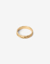 Anillos Chicos Metal Anillo Chico De Metal Trenzado - Dorado Oro Amarillo