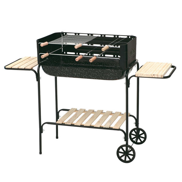 PARRILLA RODEIO 134X44X95 CM NEGRO