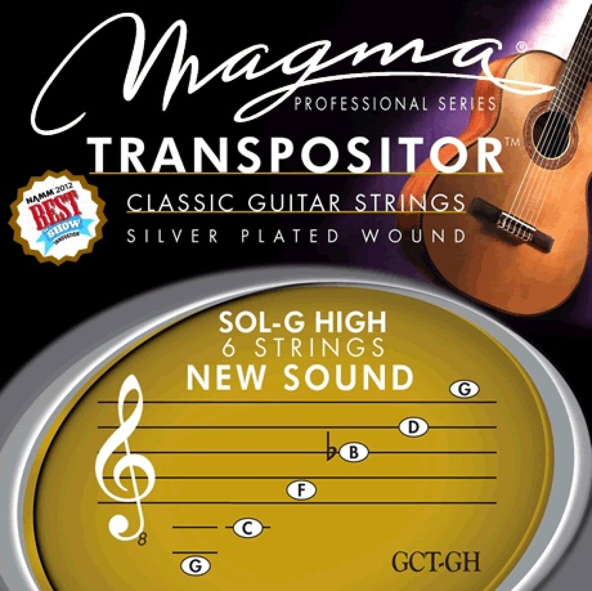 Encordado Clásica Transpositor Magma Sol-g High GCT-GH 