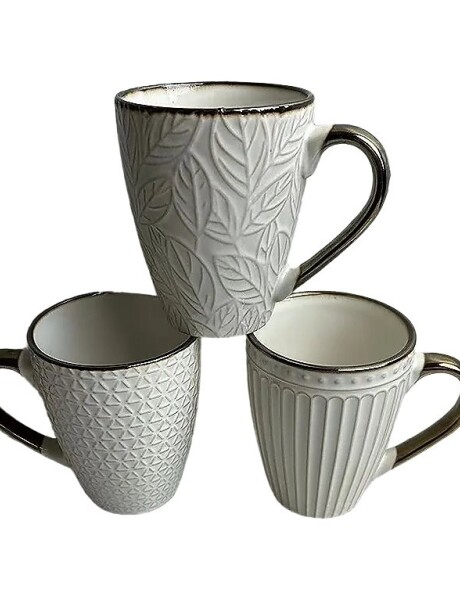 MUG 385ML TEXTURADO BLANCO MUG 385ML TEXTURADO BLANCO