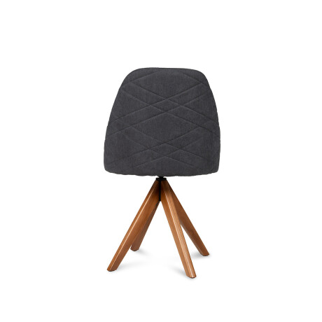 Silla Giratoria Karol 141- Tela Microfibra 227 (Grafito)