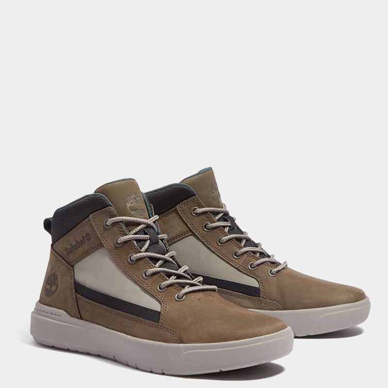 Zapatillas Allston Mid Hombre Dark Brown Nubuck