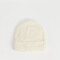 Gorro Romántico Gorro Efecto Peluche - Blanco Crudo