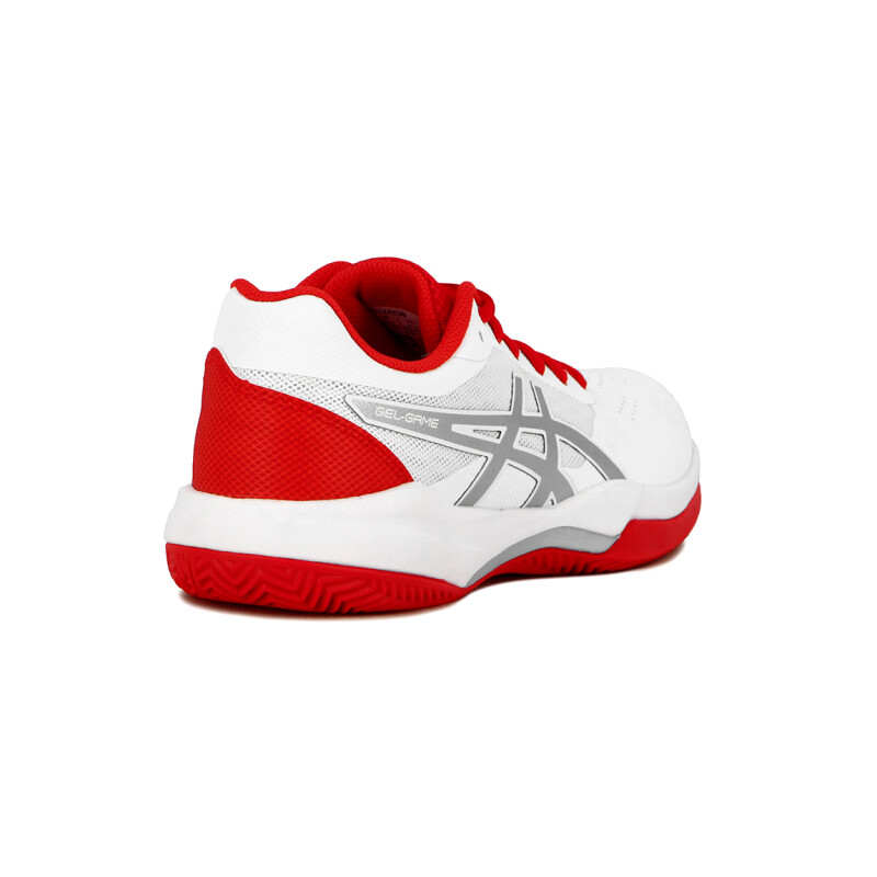 Asics Gel-game 7 Clay/oc - White/red Blanco-rojo