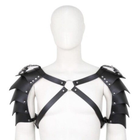 Arnés Hombre Gladiador Cuero Negro Arnés Hombre Gladiador Cuero Negro