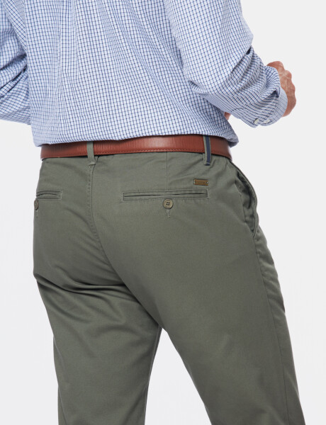 PANTALÓN CLÁSICO Verde Oscuro