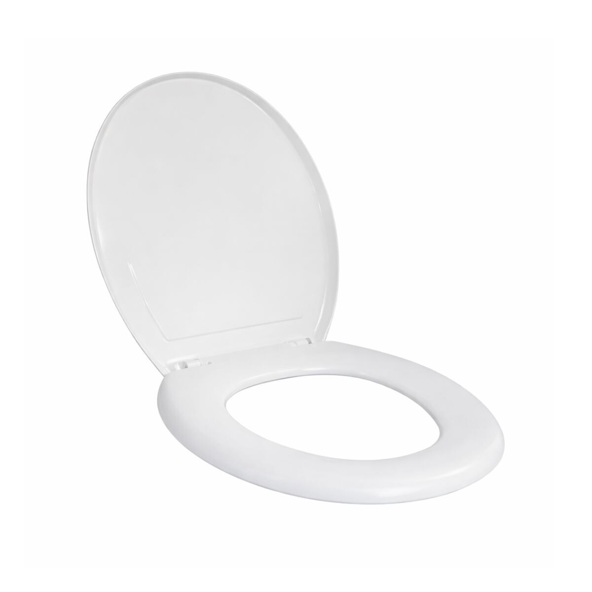 Tapa Inodoro Oval Plástica Blanca 