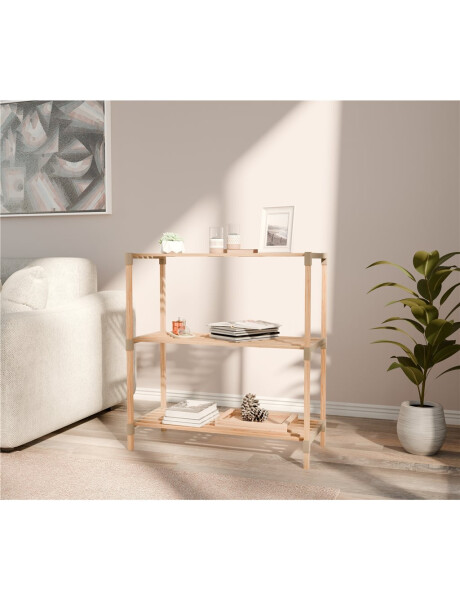 ESTANTERIA 3 NIVELES 78X65X30CMS MADERA ESTANTERIA 3 NIVELES 78X65X30CMS MADERA