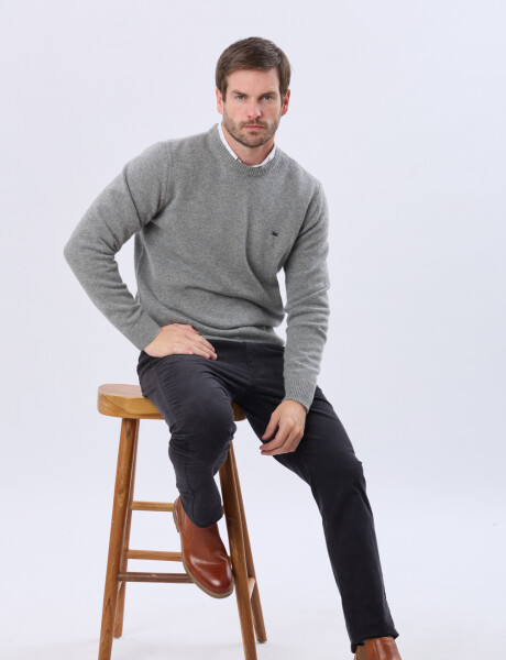 BUZO DE LANA Gris claro