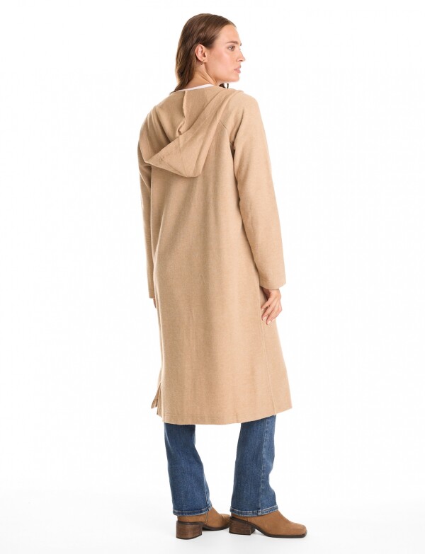 Cardigan Duster BEIGE OSCURO
