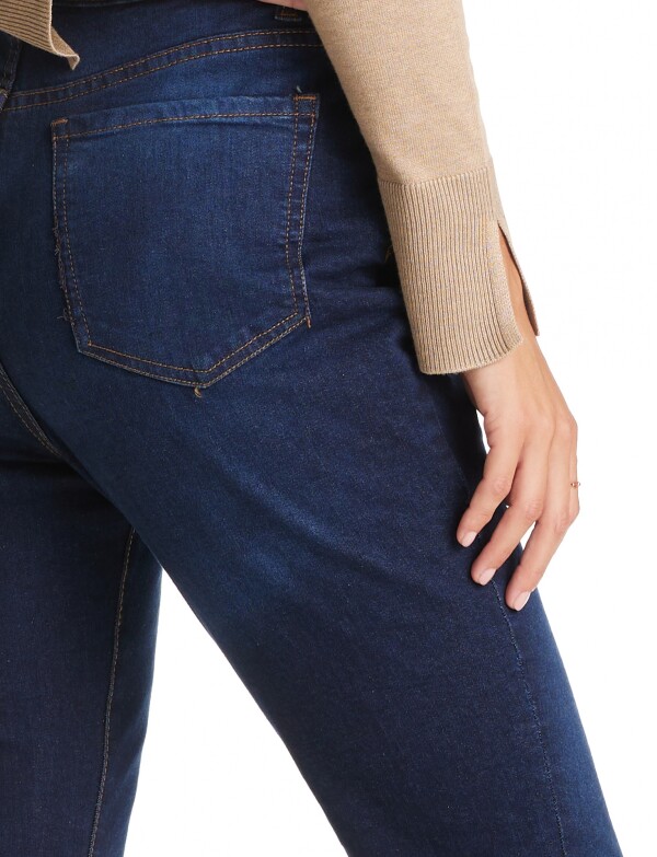 Jean Bootcut Botones JEAN OSCURO