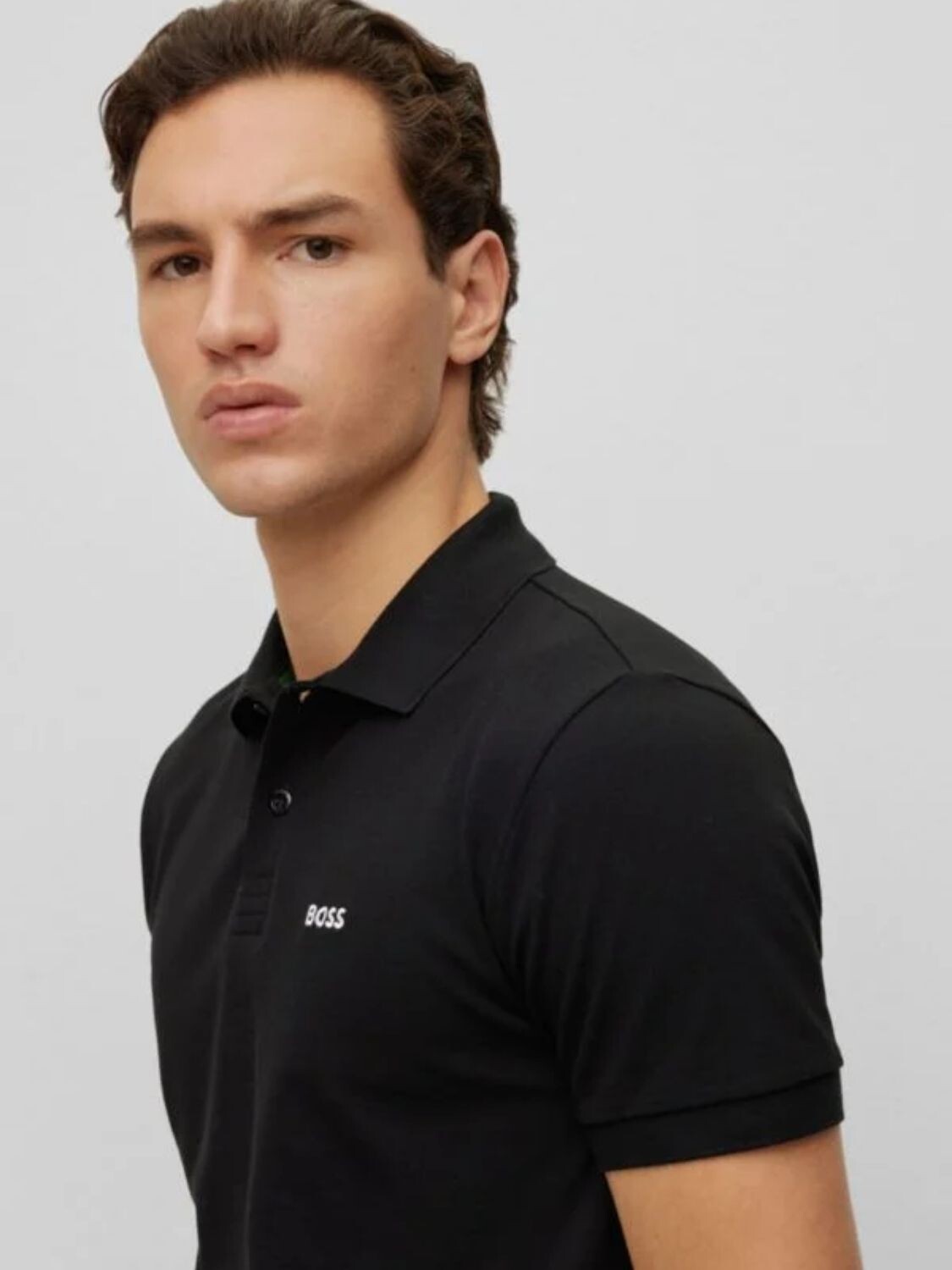 Hugo Boss -Remera Polo Regular Fit, Piro 0