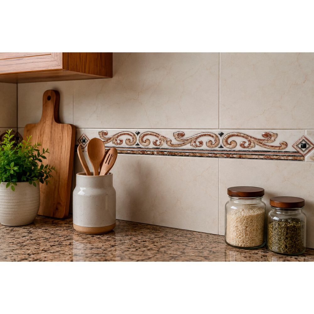 GUARDA DECORATIVA MODELO GLD6022 "A" 5X26 CM Guarda Decorativa Modelo Gld6022 "a" 5x26 Cm