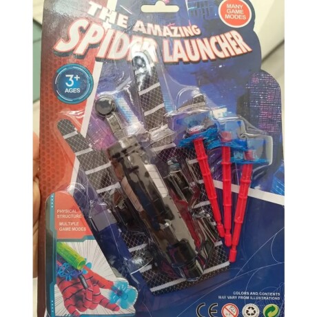 Guantes Lanzador Hombre Araña Tela Spiderman 001