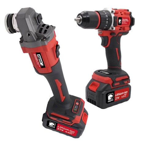 Kit Combo 21v EQUUS Amoladora + Taladro Percutor Kit Combo 21v EQUUS Amoladora + Taladro Percutor