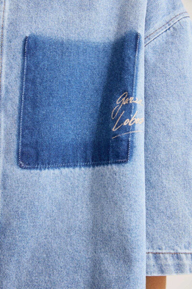 CAMISA ICE Celeste