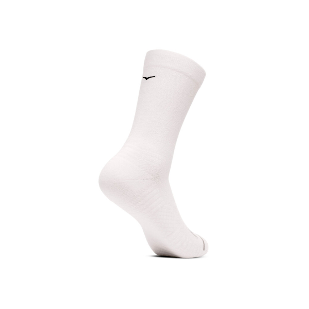 Hoka Medias Crew Run Sock 3 Pack - Blanco Blanco