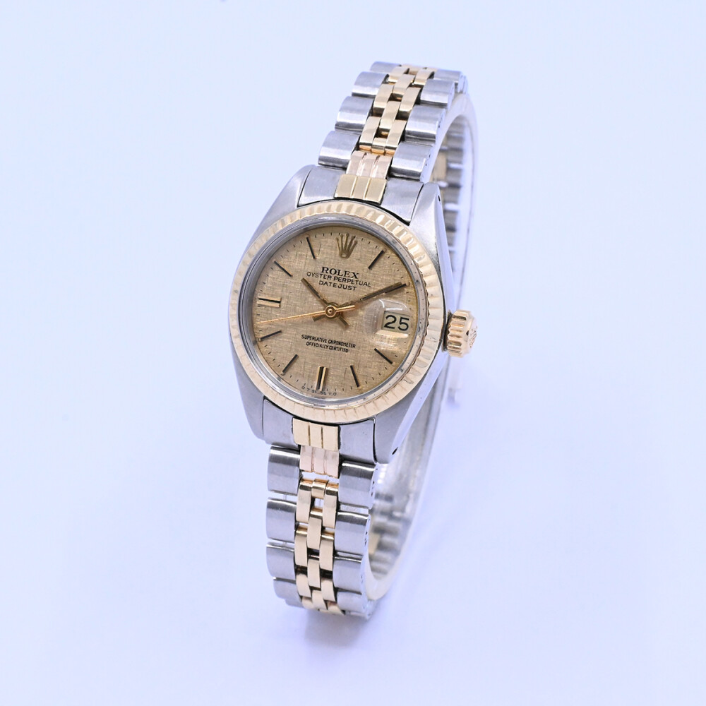 Rolex date dama 6917 acero y oro 26 mm año 1980 Rolex date dama 6917 acero y oro 26 mm año 1980
