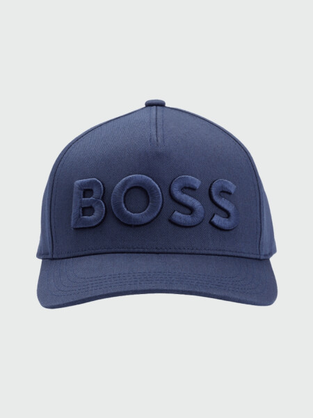 BOSS Gorra de Algodón con Logo 3D Bordado 0