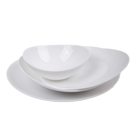 SET VAJILLA 24PCS BLANCO CERÁMICA LCP24T-W
