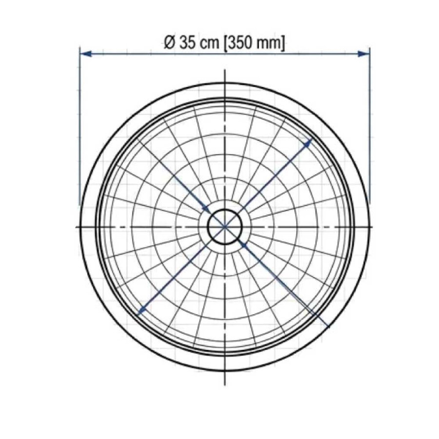 Bacha de Apoyo Cilíndrica Gris Cemento Bacha de Apoyo Cilíndrica Gris Cemento