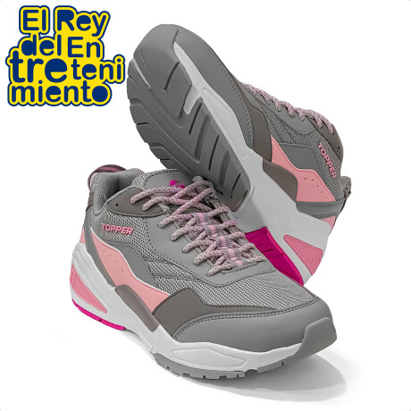 Calzado Topper Running P/ Dama Championes Deportivos Rosa