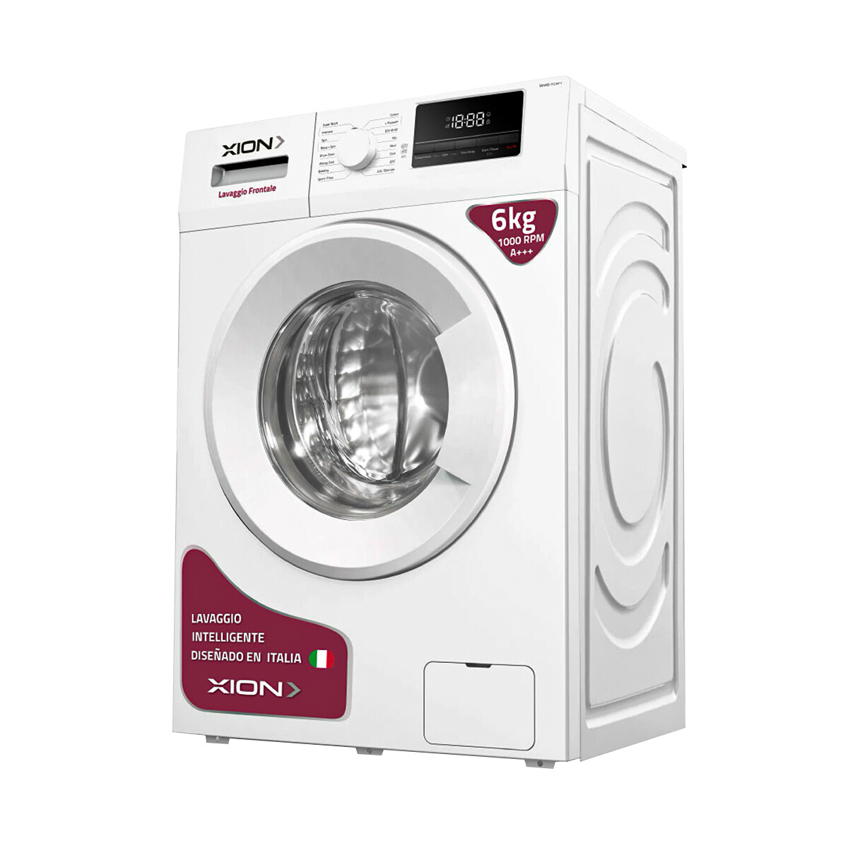 Lavarropas Xion Xi-lav60f 6 Kg - LAVARROPAS XION 6KGS XI-LAV60F 