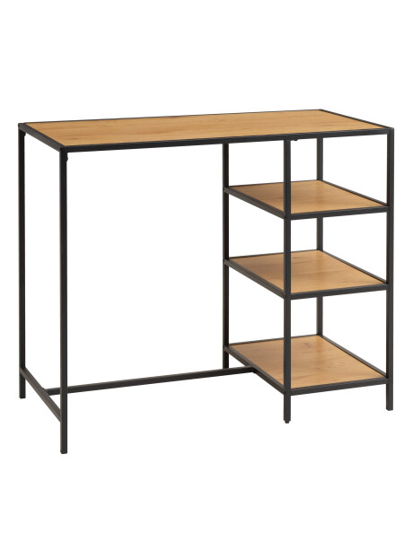 Mesa de bar TRAPPEDAL 60x120 roble/negro Mesa de bar TRAPPEDAL 60x120 roble/negro