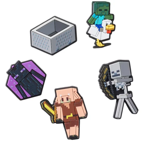 Jibbitz Minecraft 5 Pack Multicolor