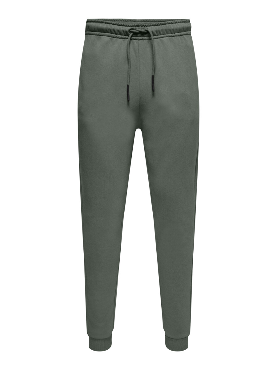 Pantalon Jogger. Cintura ajustable - Castor Gray 