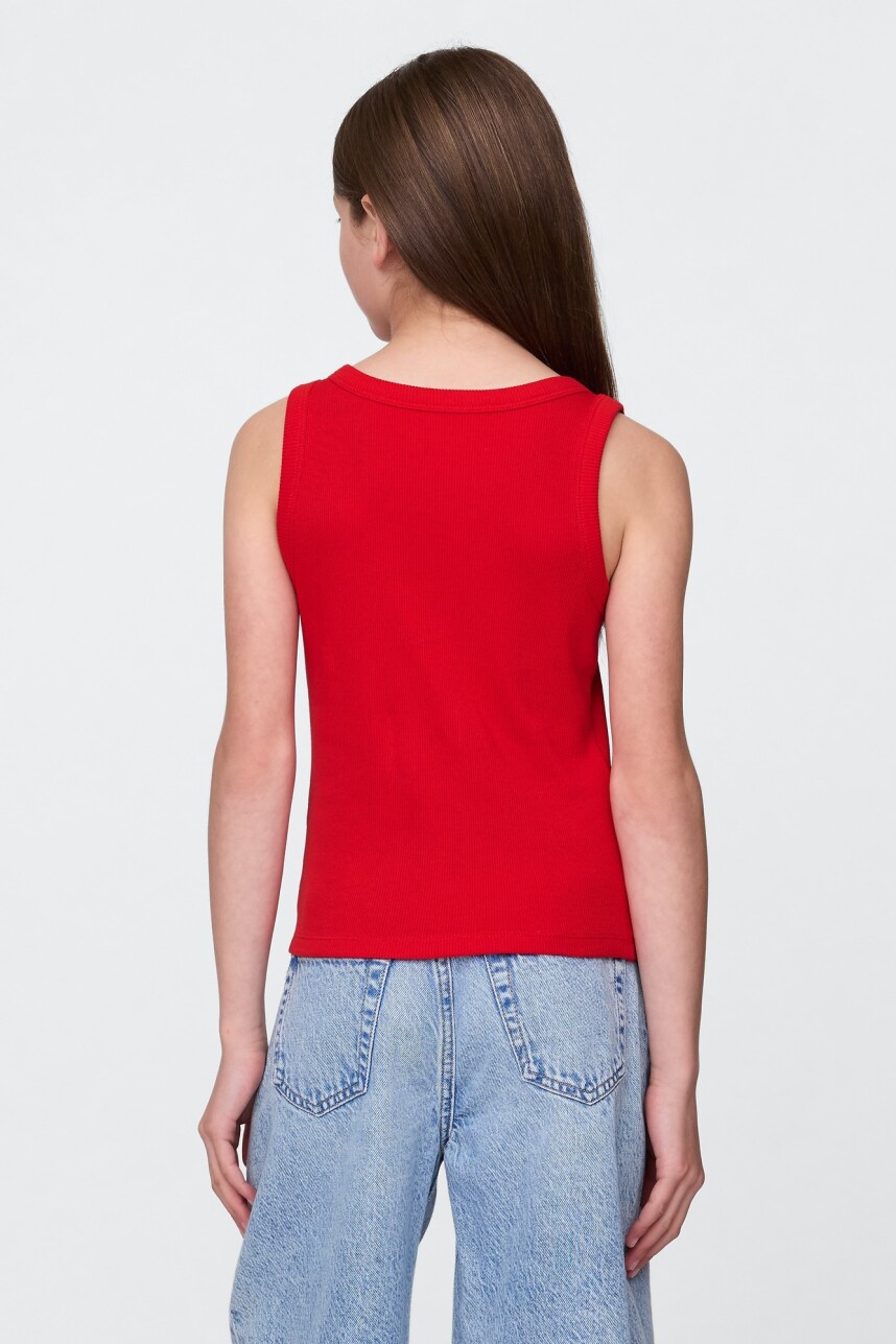 Musculosa Logo Gap Niña Tomato Sauce