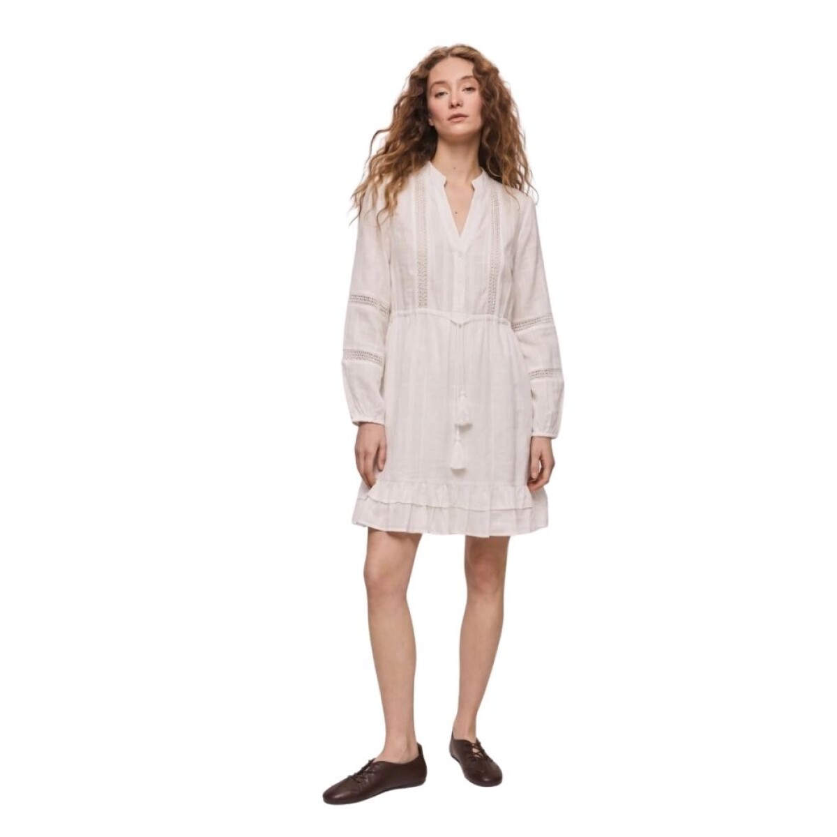 VESTIDO SARA S-L - BLANCO 