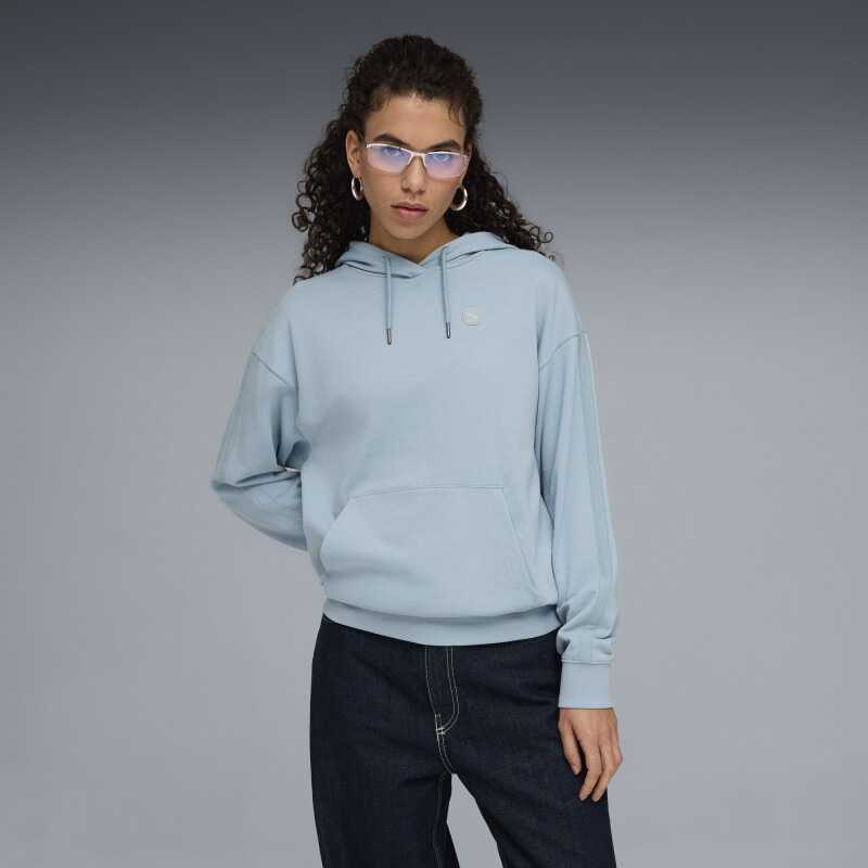 Canguro Puma ESS ELEVATED Comf.Hoodie TR Mujer 691857 47 Verde Agua