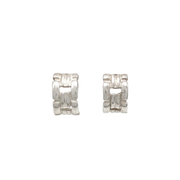 Caravanas Medio aro calado-Plata 925-Sin piedra-CA3534 sinpiedra