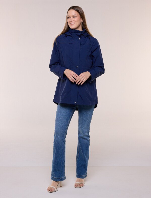 Campera Liviana Impermeable AZUL