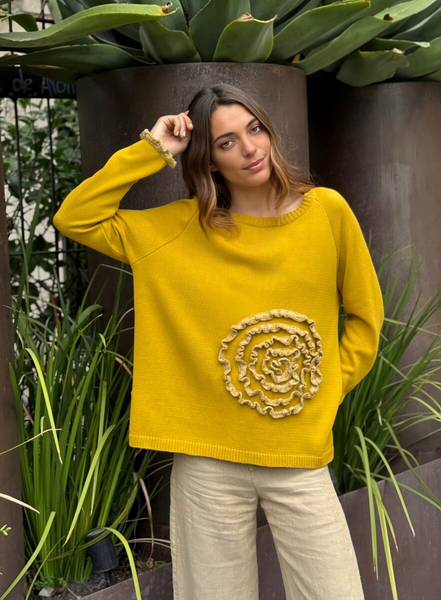 SWEATER SUNSET - MOSTAZA 