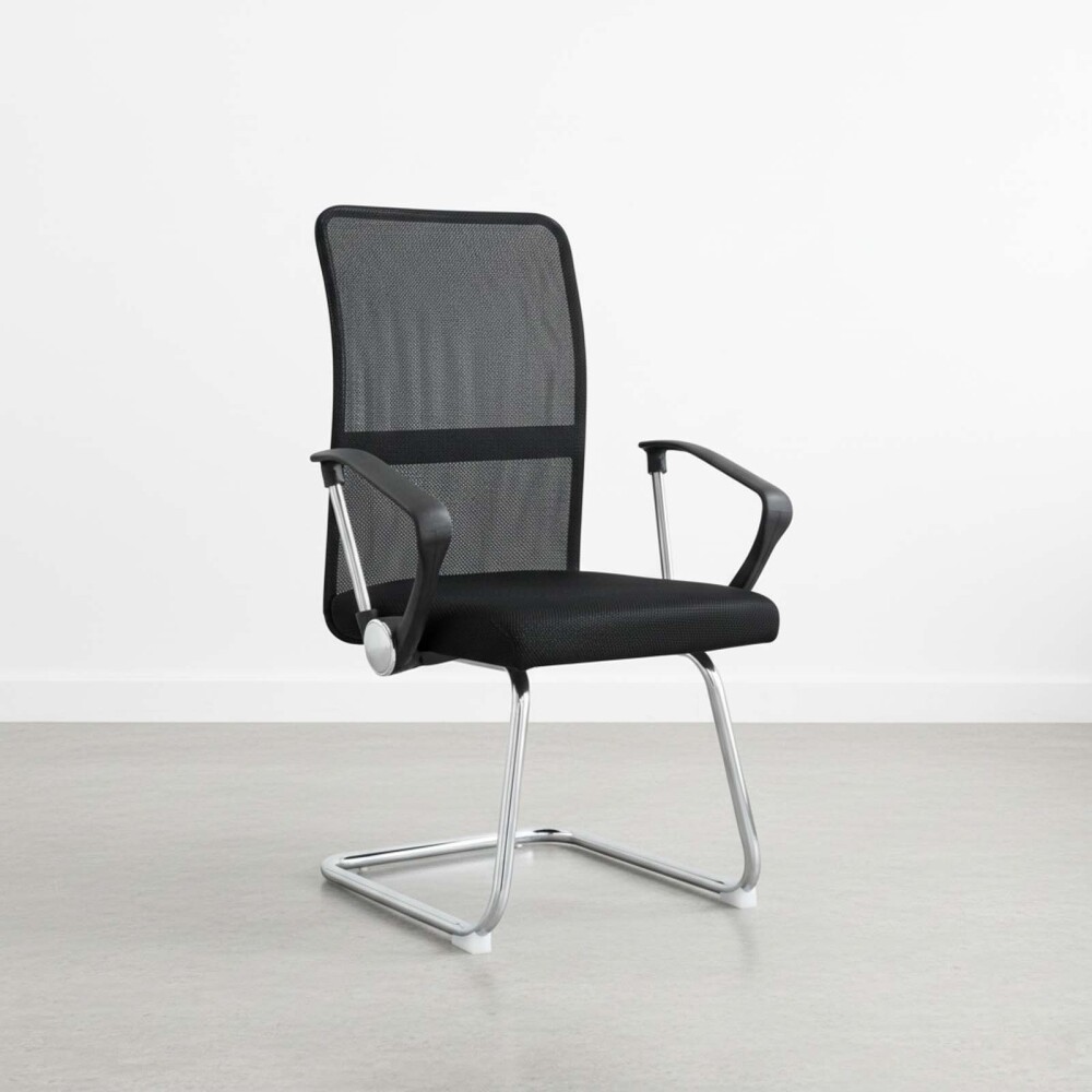 ASIENTO DE VISITA MALLA NEGRO RIO