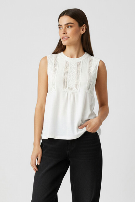 Musculosa Acipel Marfil / Off White