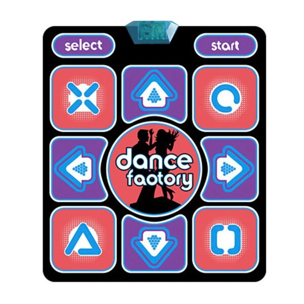 Alfombra Musica Juego Baile Dance Usb Pc Wii Xbox Tv Control Variante Color Negro