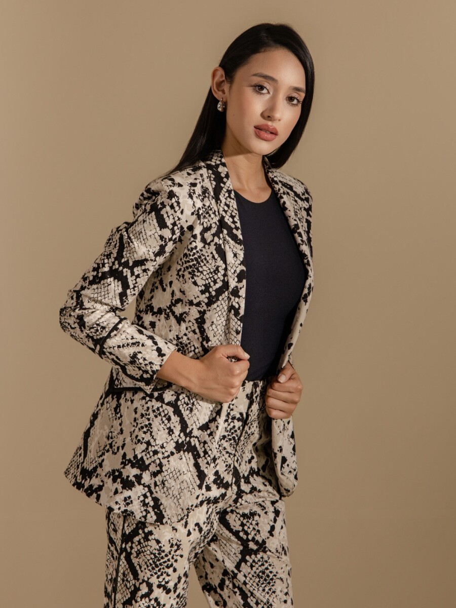 Blazer Estampado. 