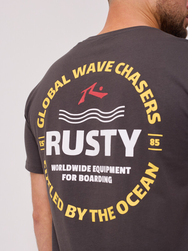 T-SHIRT LEIFU RUSTY Gris