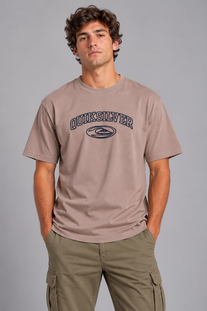 T-SHIRT QUIKSILVER 40618 NEW - BEIGE 