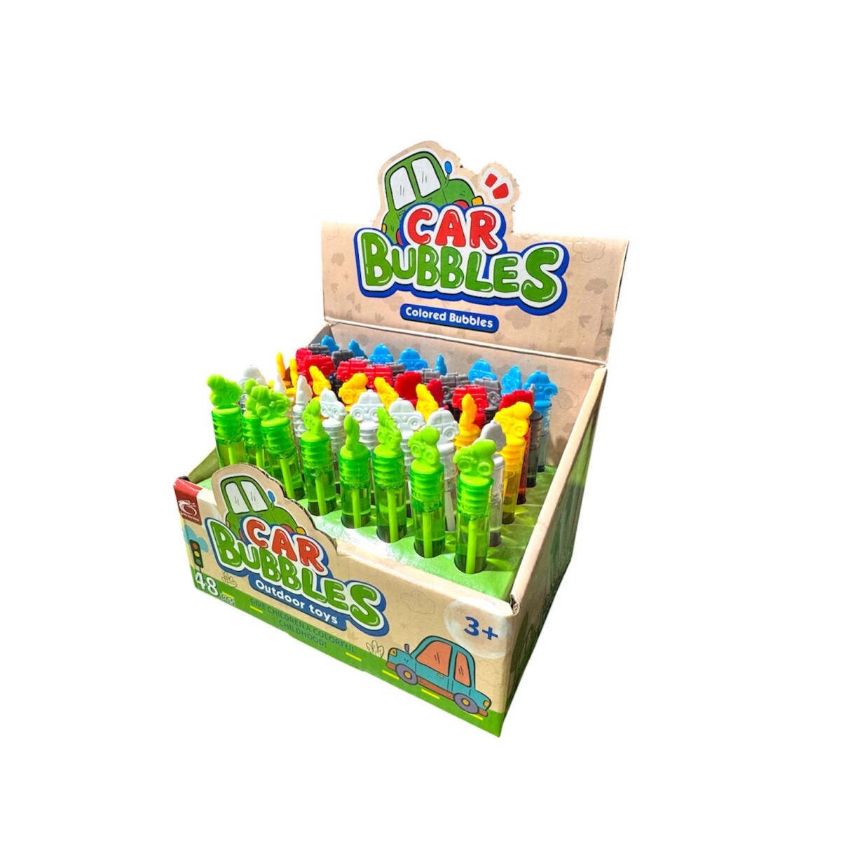 Burbujero Pulguita x 48 - Autos 