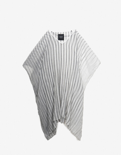 Kimonos Kaftan De Algodón - Combinacion Bicolor