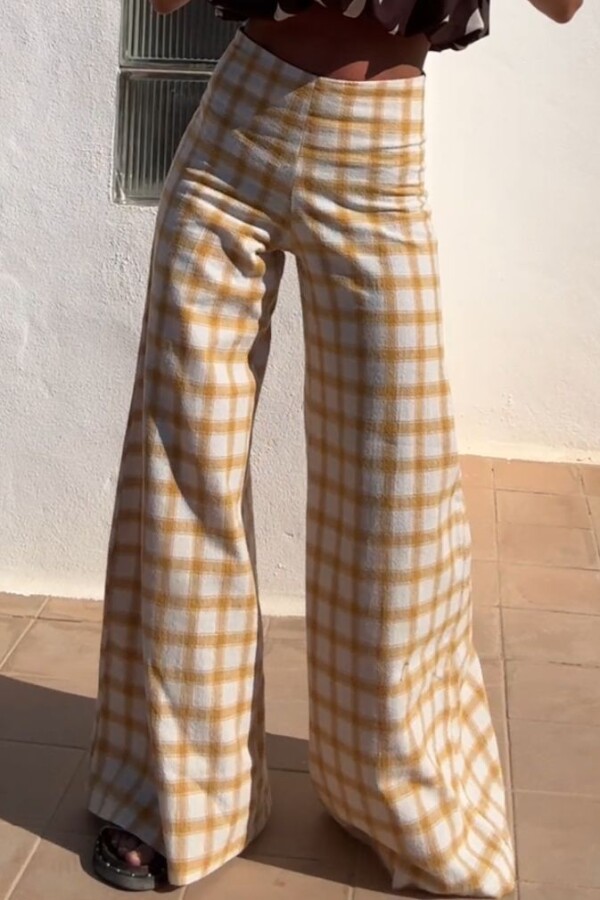Pantalon escocés Yellow