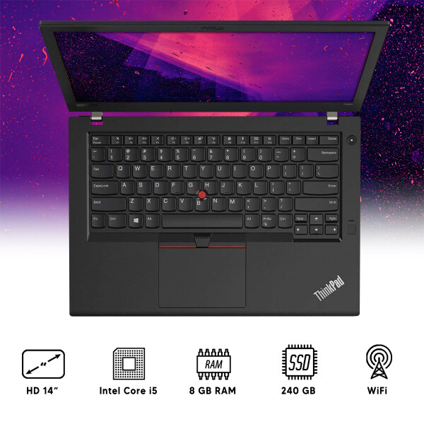 Notebook Lenovo Thinkpad T480s I5/ 8 Gb Ram/ 240 Gb Ssd NOTEBOOK RFPL LENOVO T480S I5/8/240/14"